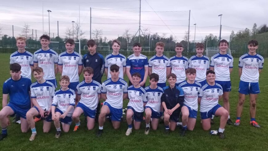 U16 FOOTBALL LEAGUE CLONES 4-11 AUGHNAMULLEN 0-15